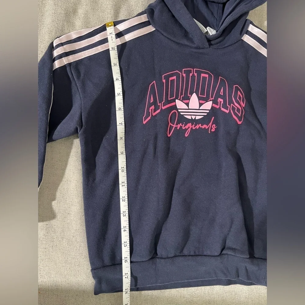Adidas Girls Tracksuit Set XS | Hoodie & Leggings | 2 Piece Logo Outfit - Picture 4 of 7
